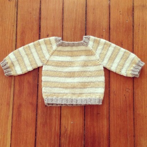 baby sweater's all done!